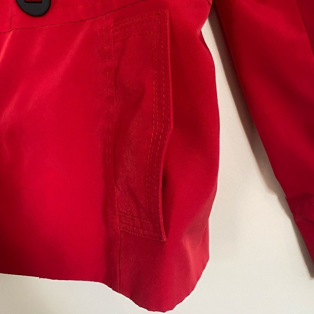 ‎Esprit Outerwear Red Button Front Coat Size Small - Picture 9 of 10